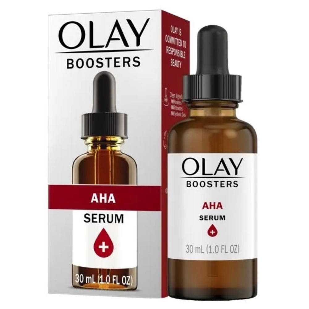Olay Boosters AHA Serum 1 oz - NIB- FRESH